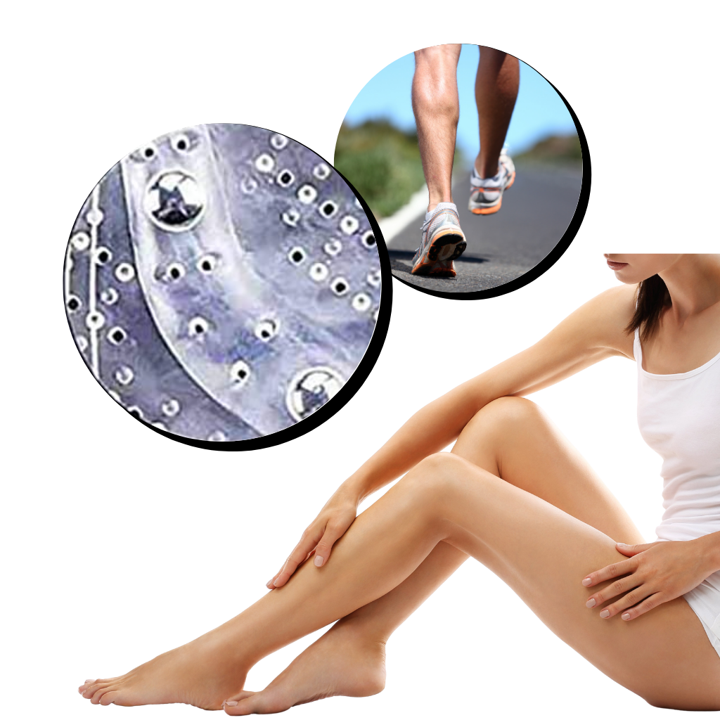 Magnetic Acupressure Insoles for Enhanced Foot Comfort and Relief