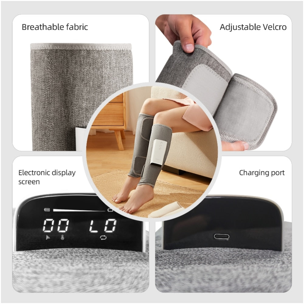 Wireless Heated Massager for Ultimate Leg Relaxation and Relief