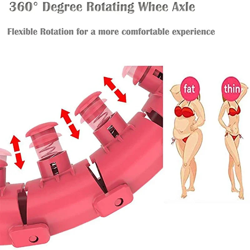 Slim Smart Waist Hoop for Effective Fitness Workouts
