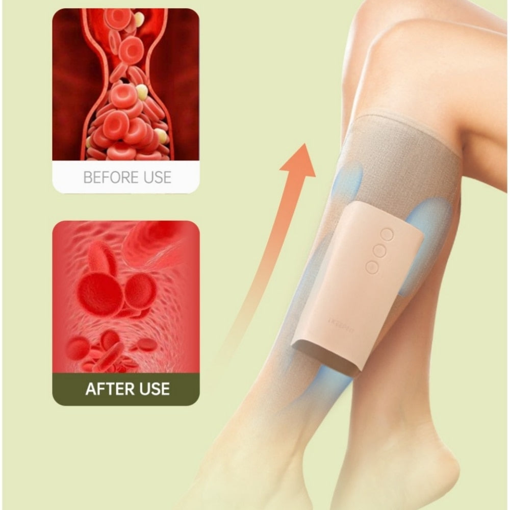 Wireless Heated Massager for Ultimate Leg Relaxation and Relief