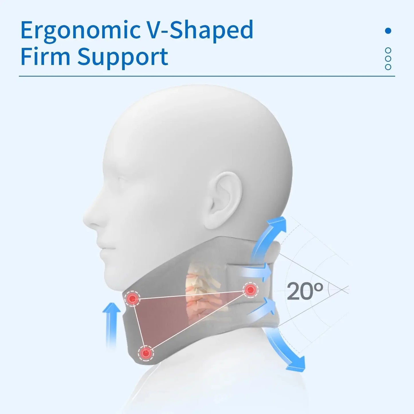 Cervical Neck Support Brace for Pain Relief and Traction