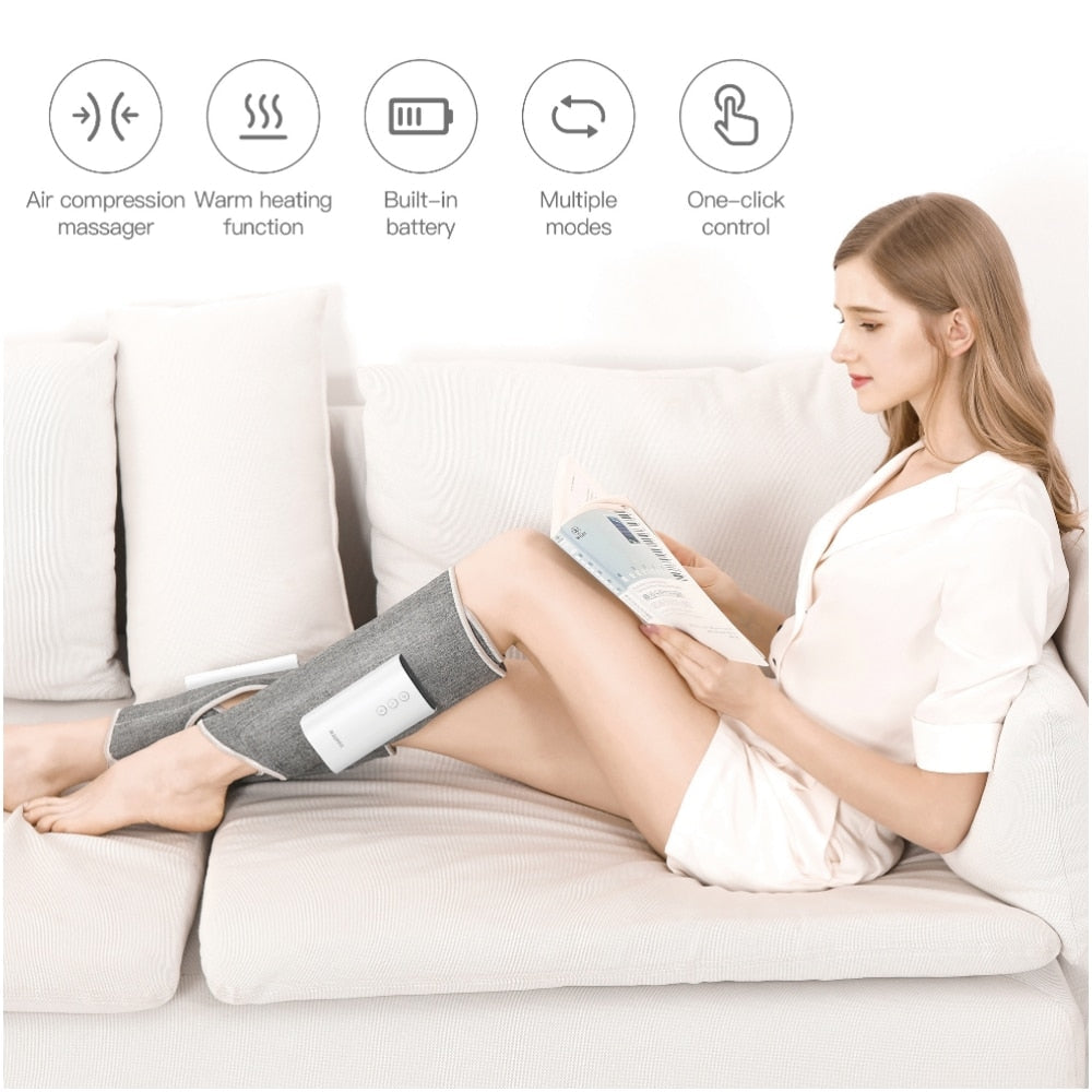 Wireless Heated Massager for Ultimate Leg Relaxation and Relief