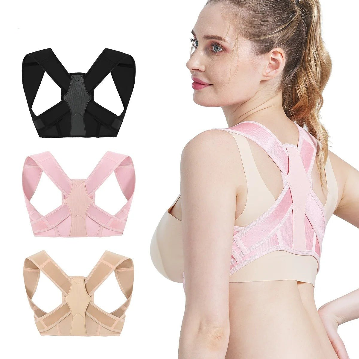 Posture Corrector Brace For Enhanced Comfort And Alignment
