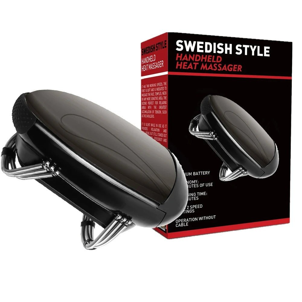 Cordless Handheld Massager With USB Charging And Heat Function