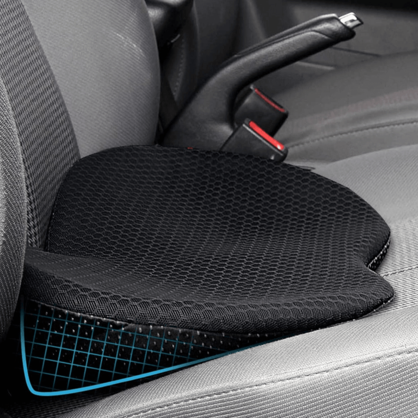 Comfortable Car Booster Seat Cushion For Adults And Travelers