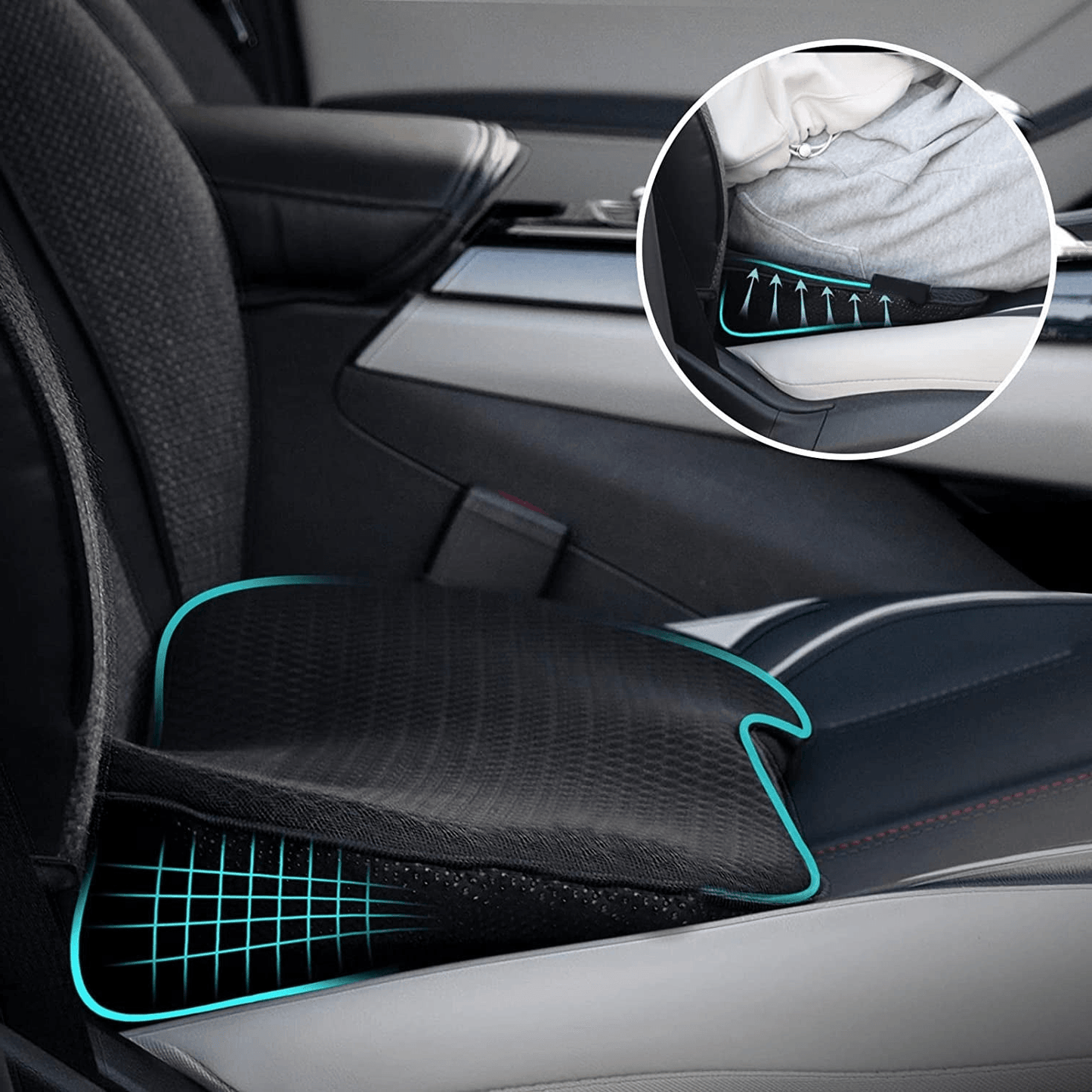 Comfortable Car Booster Seat Cushion For Adults And Travelers