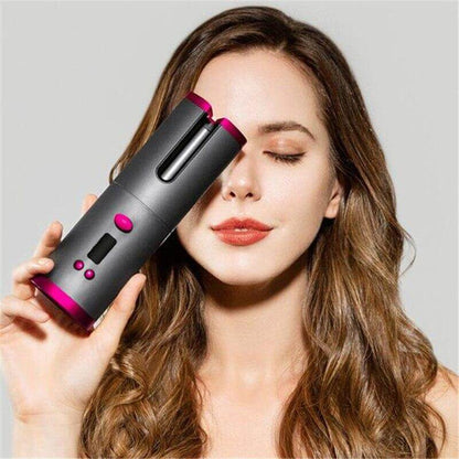 Cordless Hair Curler for Effortless Curls Anytime, Anywhere