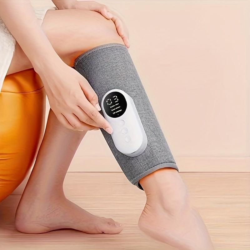 Rechargeable Heated Leg Massager with Air Compression and USB Charging