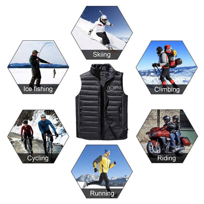 Unisex Heated Vest Jacket for Ultimate Warmth and Comfort