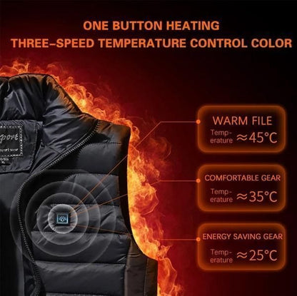 Unisex Heated Vest Jacket for Ultimate Warmth and Comfort