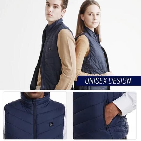 Unisex Heated Vest Jacket for Ultimate Warmth and Comfort