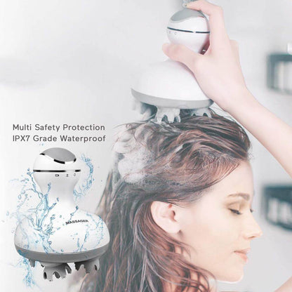 Electric Scalp Massager For Hair Growth And Relaxation