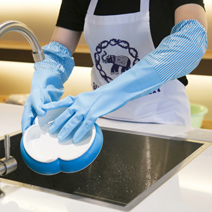 Magic Scrubber Gloves for Effortless Dishwashing and Cleaning