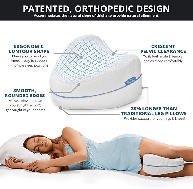 Pelvic Comfort Pillow - Orthopedic Memory Foam Leg Support