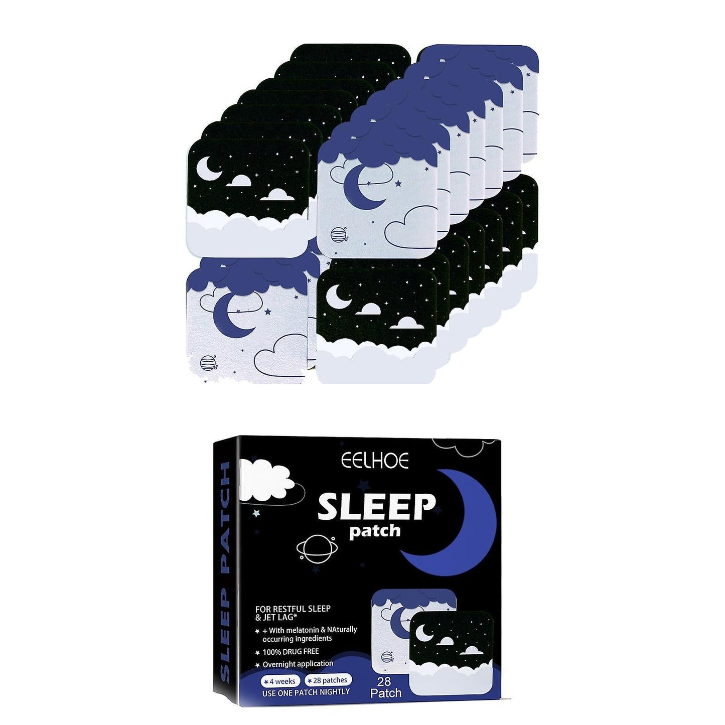 Sleep Stickers: 28-Piece Box for Restful Nights