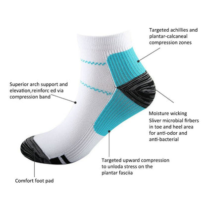 Comfort socks for active lifestyles with gentle compression support