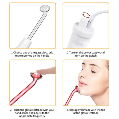 EpiGlow Radiance: Advanced High Frequency Skin Therapy Device