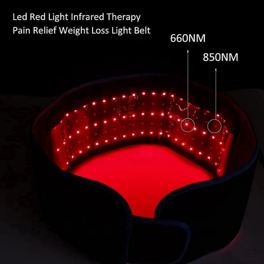 Infrared Warming Belt With Red Light Therapy for Pain Relief