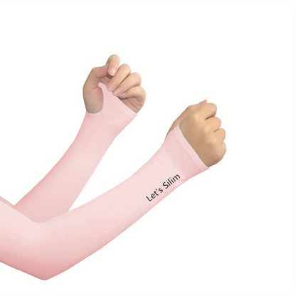 Ice Silk Arm Sleeves For UV Protection And Comfort