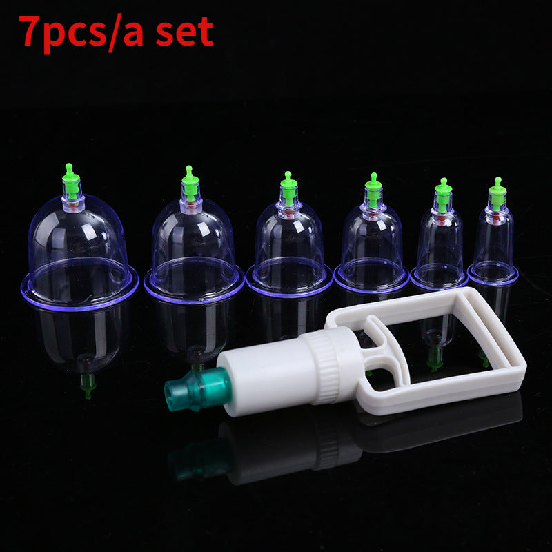 Magnetic Vacuum Cupping Set - 7-Piece Therapy Device