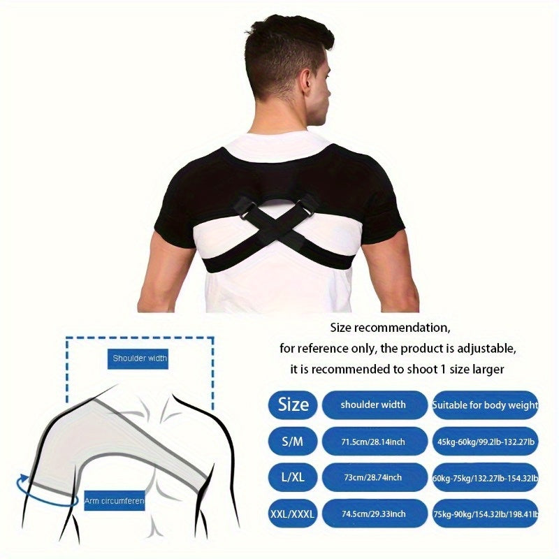 Adjustable Shoulder Support Strap for Back Pain Relief