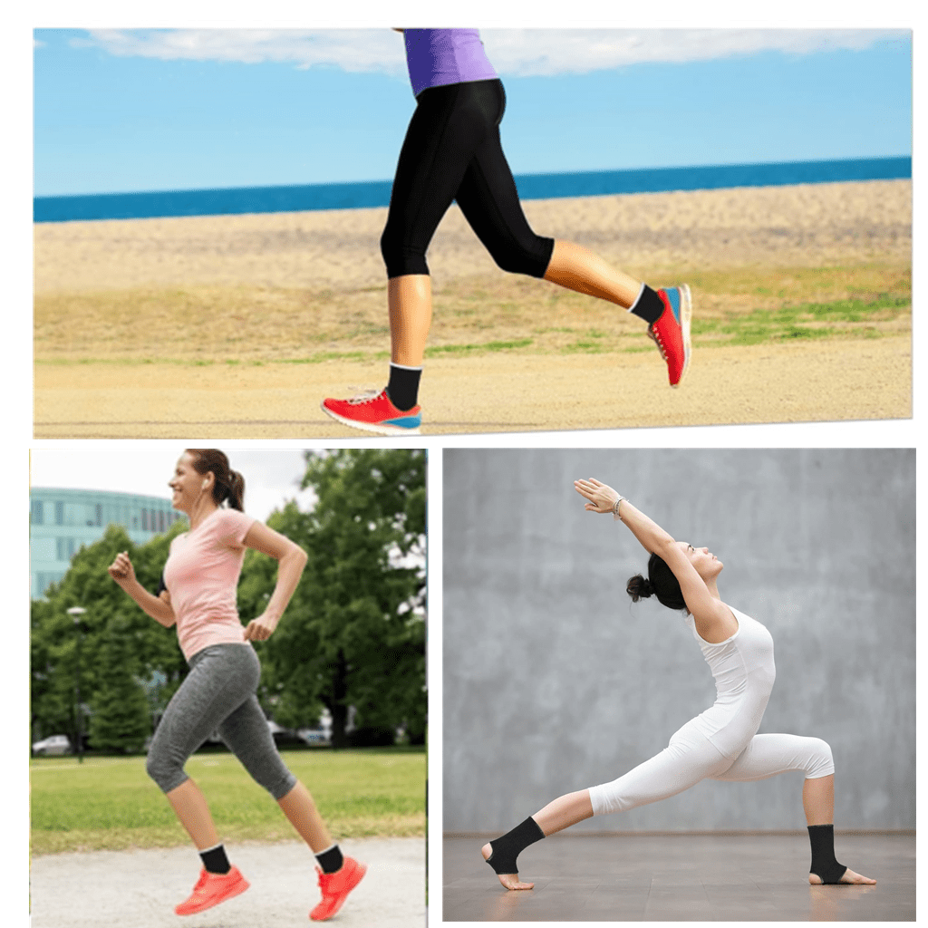 Breathable Compression Ankle Brace With Secure Straps For Pain Relief