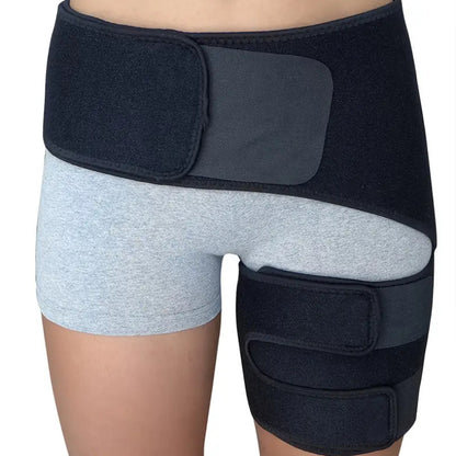 Adjustable Groin and Hip Support Brace for Injury Recovery