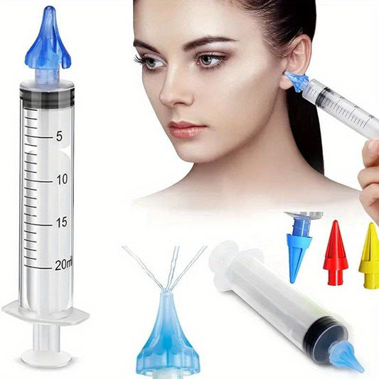 Ear Cleaning Syringe Kit - Manual Ear Wax Removal Tool