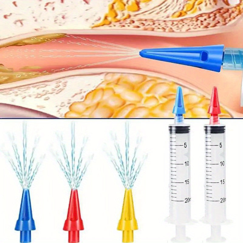 Ear Cleaning Syringe Kit - Manual Ear Wax Removal Tool