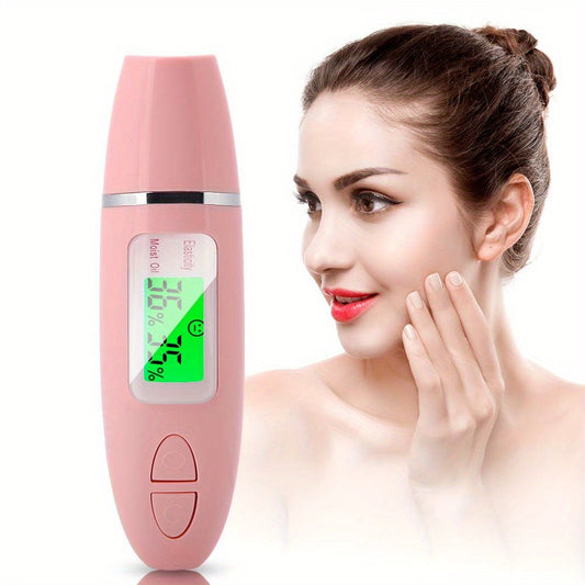 Portable Skin Analyzer: Digital Oil and Moisture Tester for Face and Body