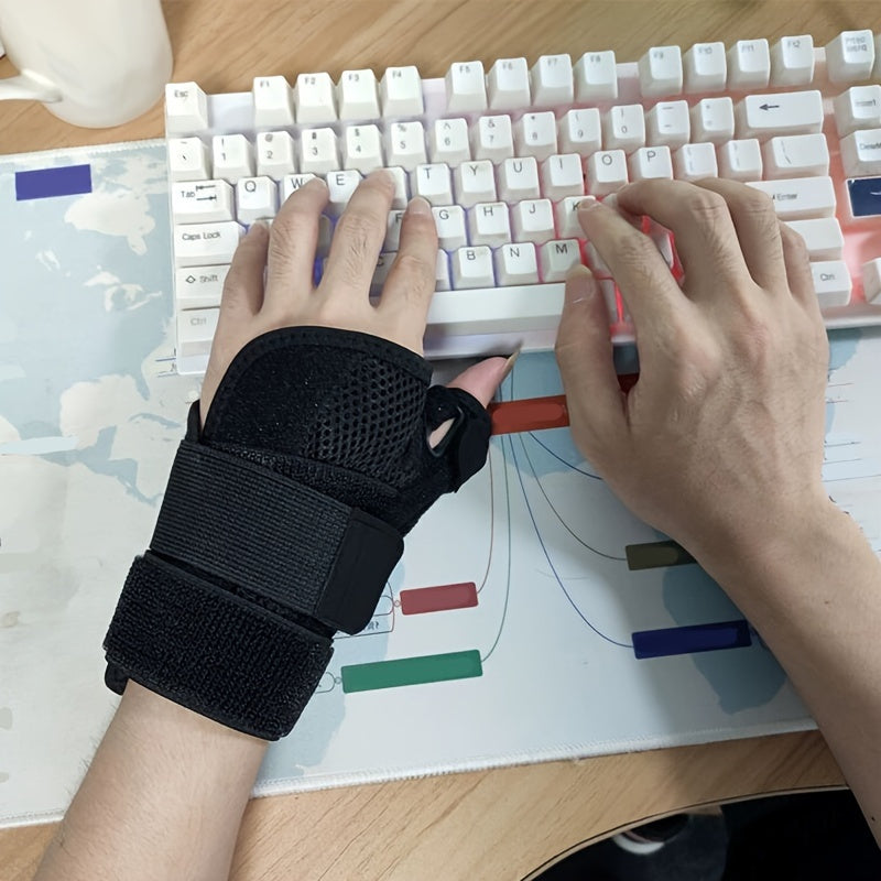 Adjustable Thumb And Wrist Support Brace For Comfort And Flexibility