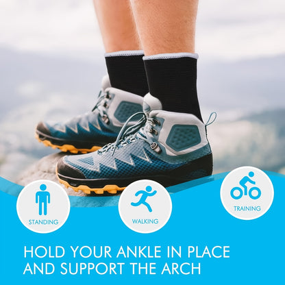 Breathable Compression Ankle Brace With Secure Straps For Pain Relief