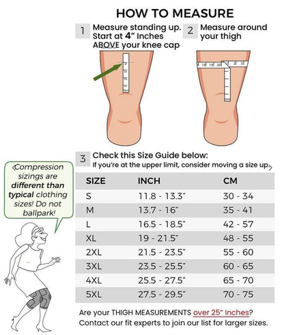 Knee Compression Sleeve With Non-Slip Support For Comfort