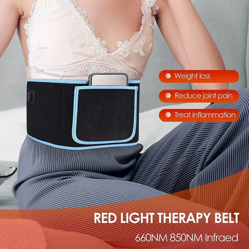 Infrared Warming Belt With Red Light Therapy for Pain Relief