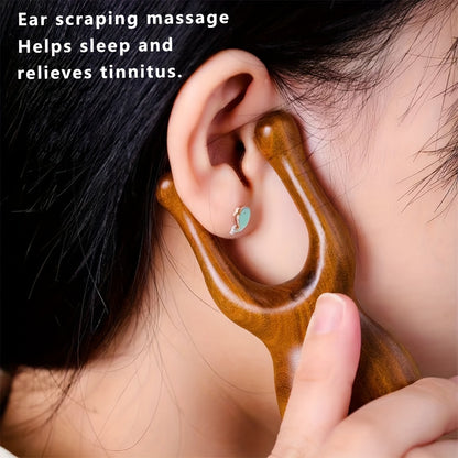 Sandalwood Nasal Massager Comb for Eye Fatigue Relief