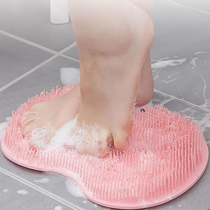 Silicone Bath Massage Pad: Exfoliating Foot and Back Scrubber