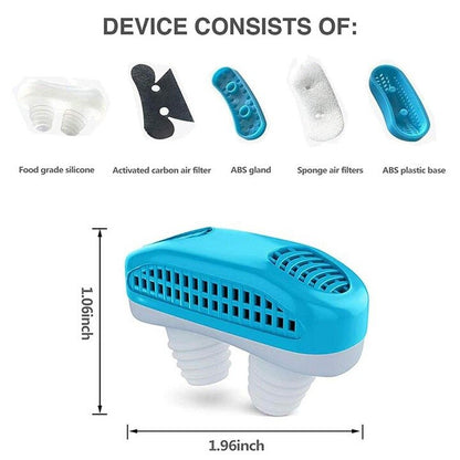 Airing Micro-CPAP Device for Hassle-Free Anti-Snoring Relief