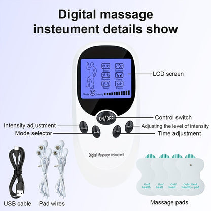 Dual Channel Muscle Therapy Massager for Pain Relief and Recovery