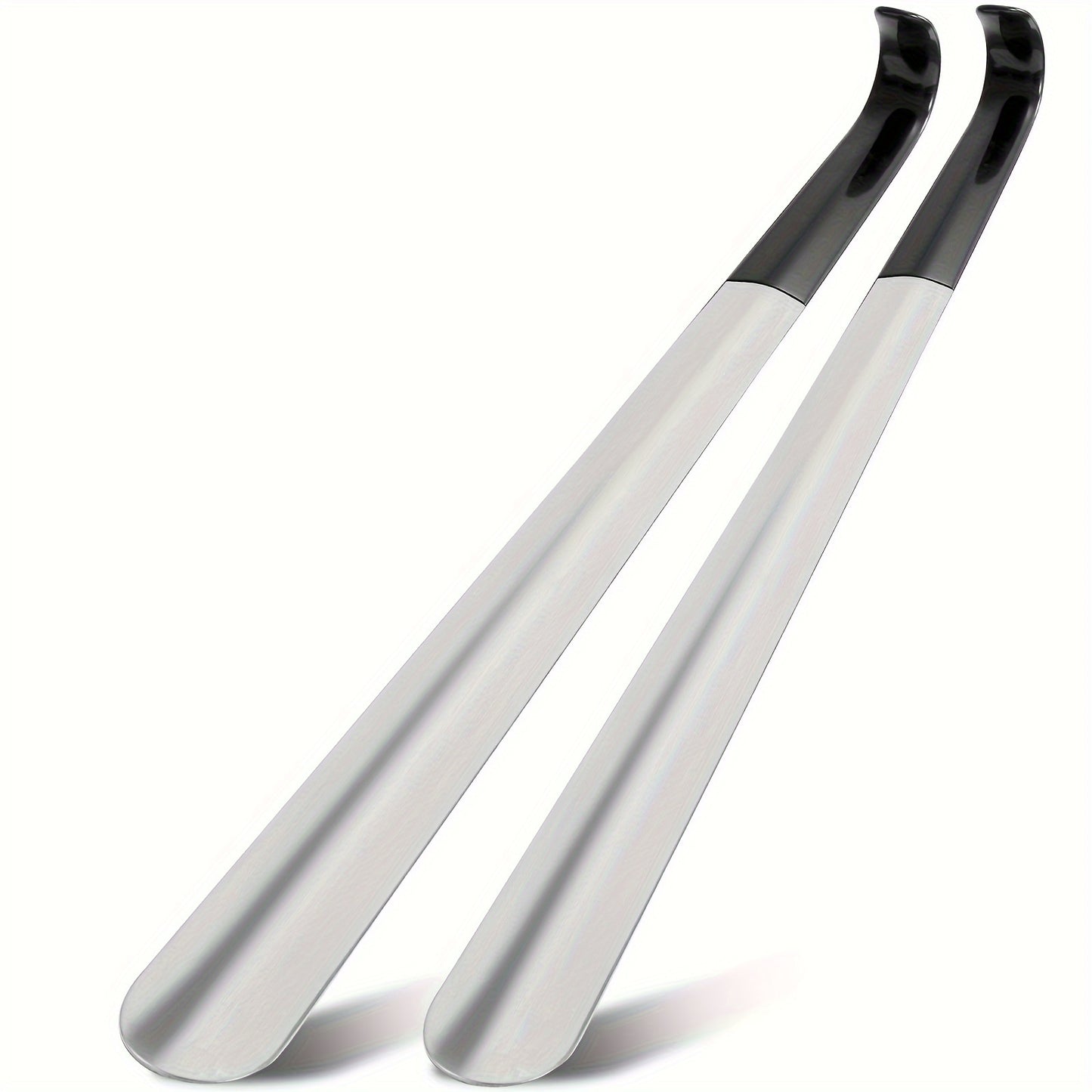 Extra-Long Stainless Steel Shoehorn with Comfort Grip Handle