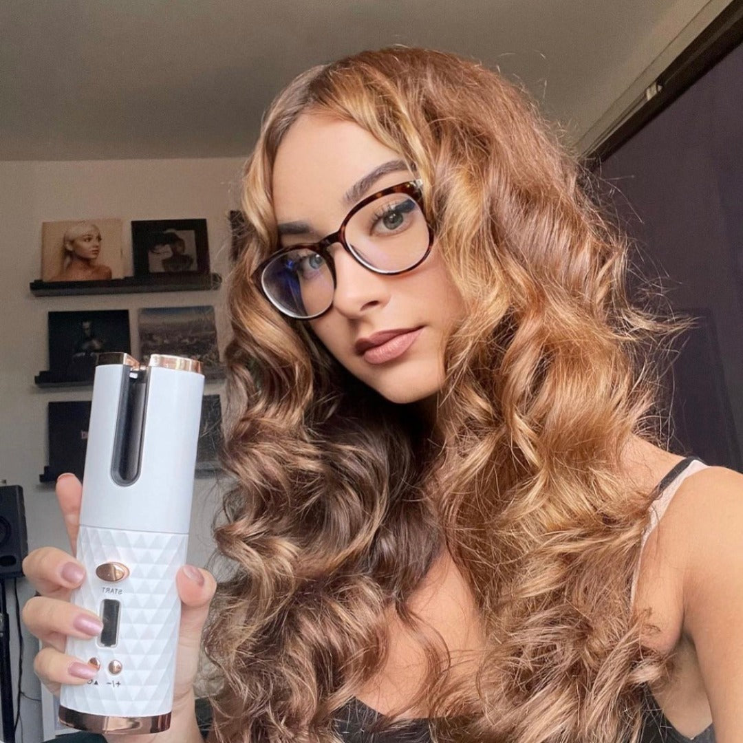 Cordless Hair Curler for Effortless Curls Anytime, Anywhere