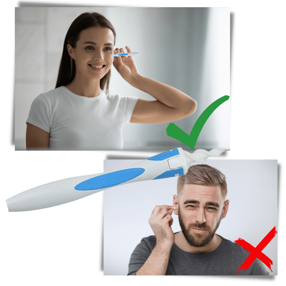 Silicone Spiral Ear Cleaner Tool for Gentle Earwax Removal