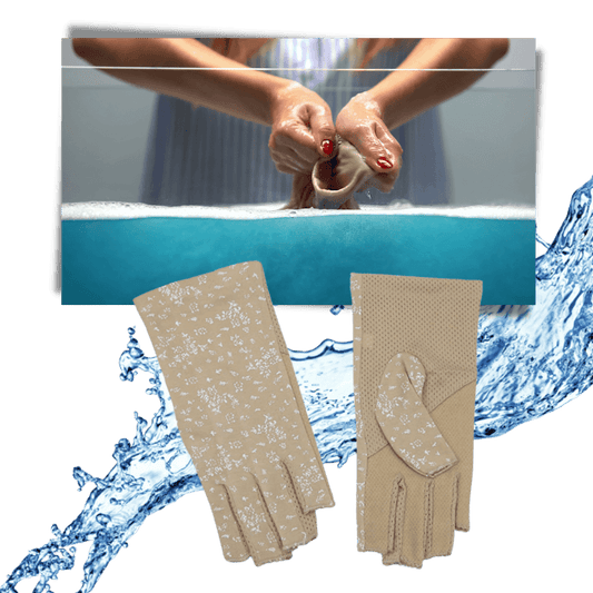 Stylish Cotton Gloves With UV Protection For Outdoor Activities