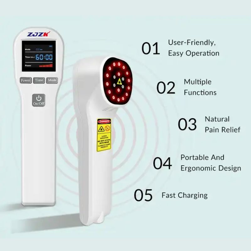 Handheld Laser Therapy Device for Pain Relief and Healing