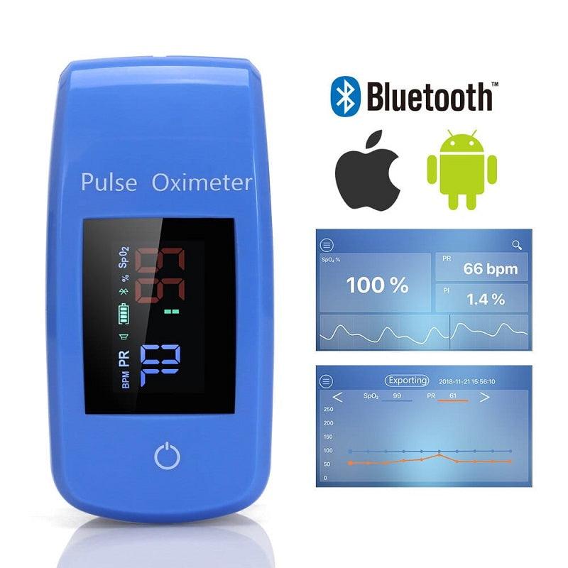 Finger Pulse Oximeter with Blood Pressure Monitoring for Accurate Health Tracking - LunaNest