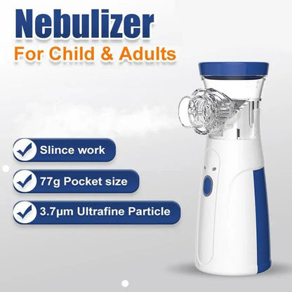 Portable Nebulizer V3 - Compact, Efficient Solution for On-the-Go Respiratory Relief