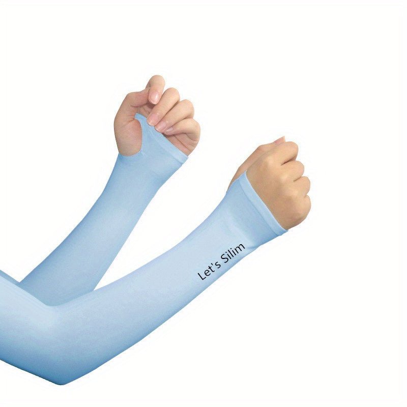 Ice Silk Arm Sleeves For UV Protection And Comfort