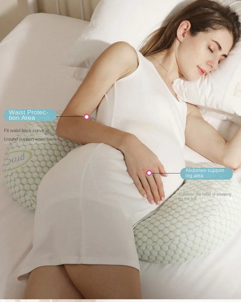 Three-in-one Pregnancy Pillow for Comfortable Side Sleeping