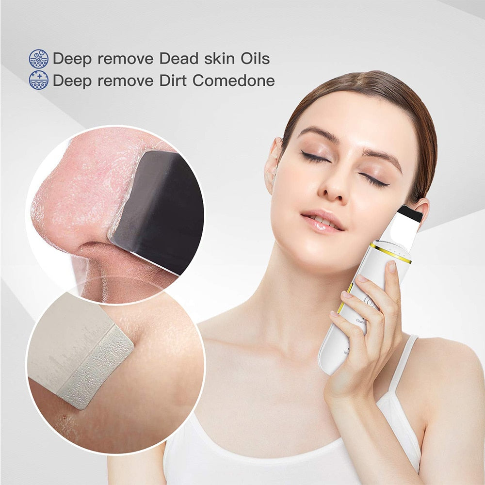 Ultrasonic Skin Scrubber for Effective Blackhead Removal