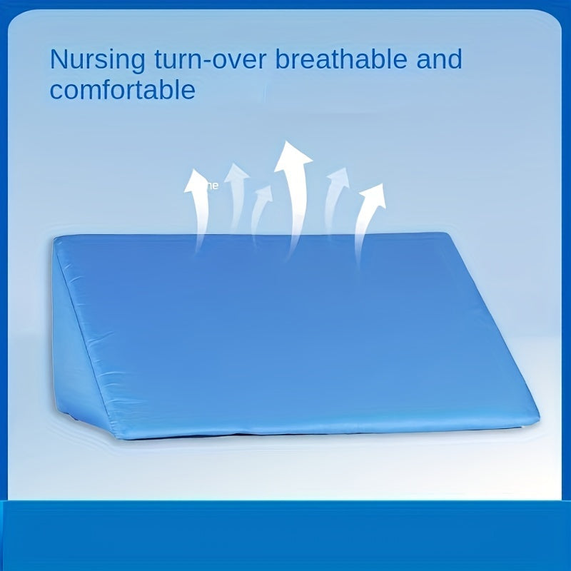 Triangular Positioning Pad for Elderly Patient Care and Comfort