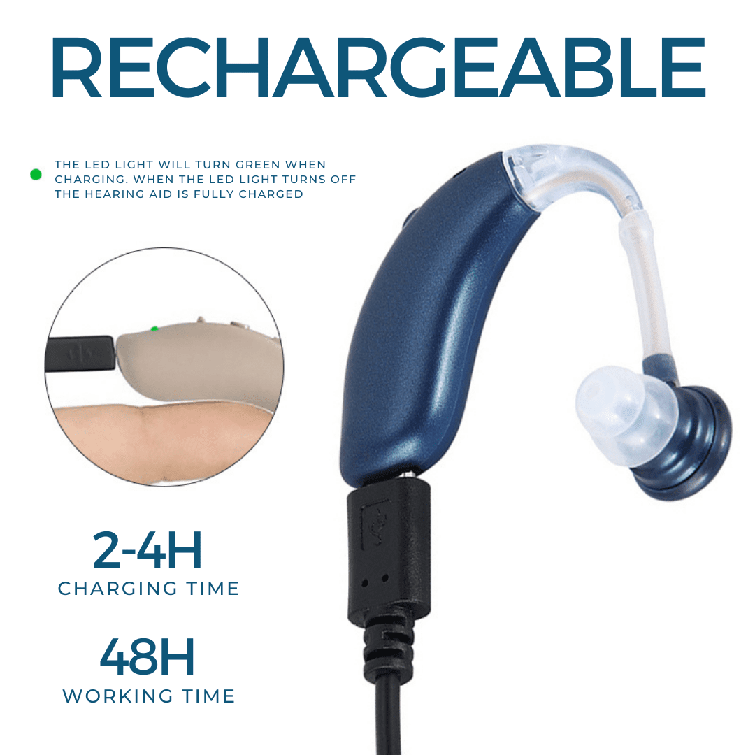 Rechargeable Universal Hearing Aids for Enhanced Sound Clarity